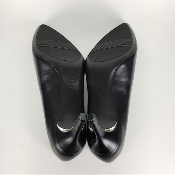 NEW Naturalizer Black Leather Natalie Heels Pump 8 - Picture 8 of 12